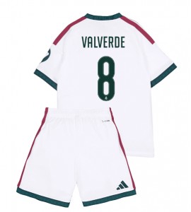 Real Madrid Federico Valverde #8 Jalkapallovaatteet Lasten Kotipeliasu 2026-27 Lyhythihainen (+ Lyhyet housut)